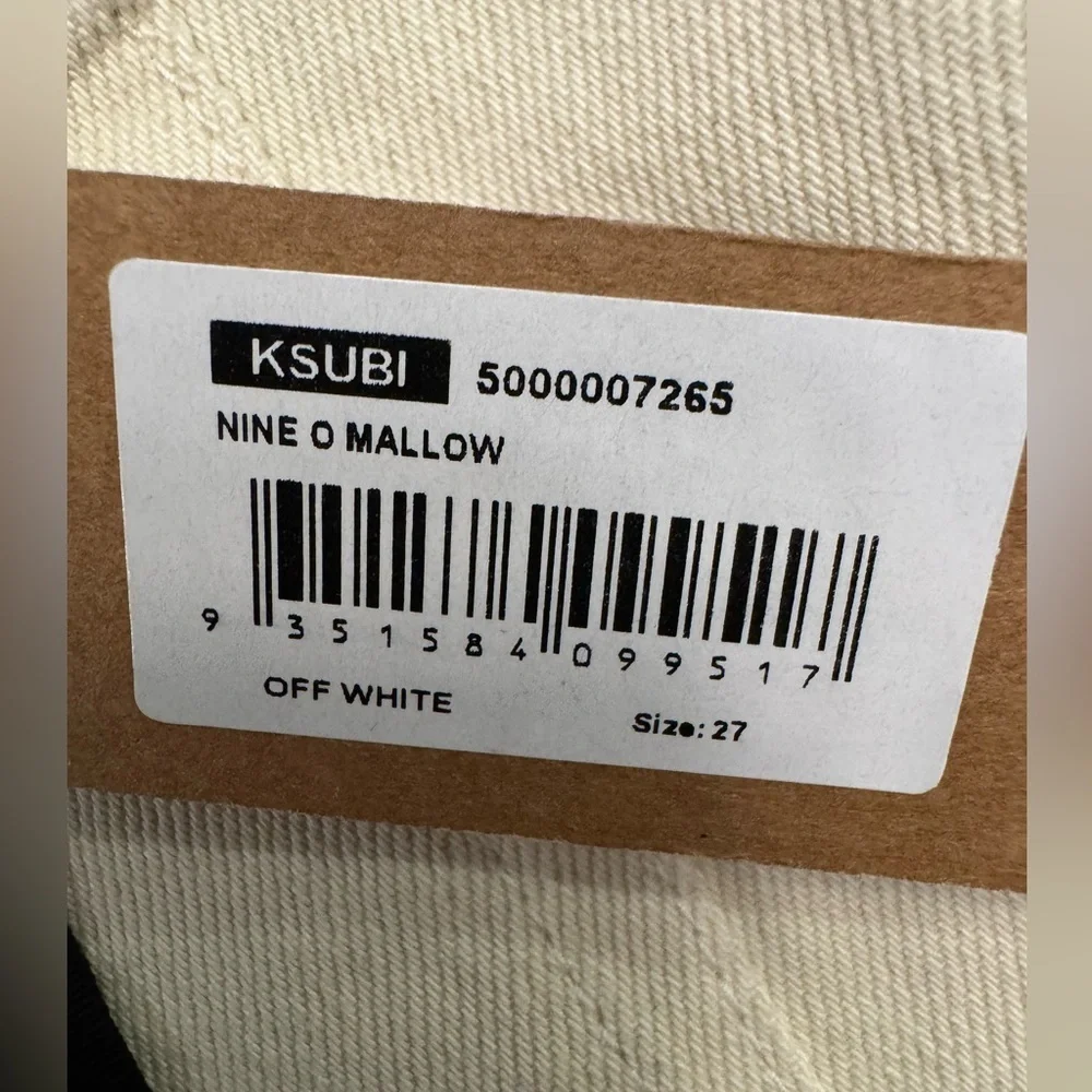 KSUBI  Nine O Mallow Cropped Jeans